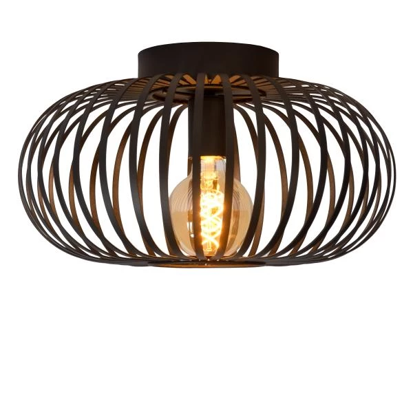 Lucide MANUELA - Flush ceiling light - Ø 39,5 cm - 1xE27 - Black - detail 1